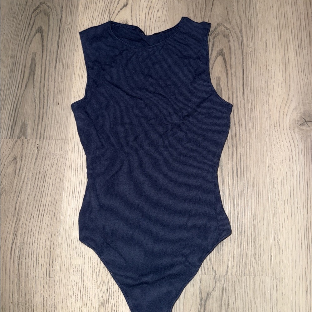 Navy Blue Bodysuit
